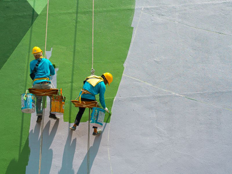 Commercial Fence Painting in Fort Collins, CO
