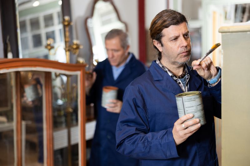 Professional Painting in Progress